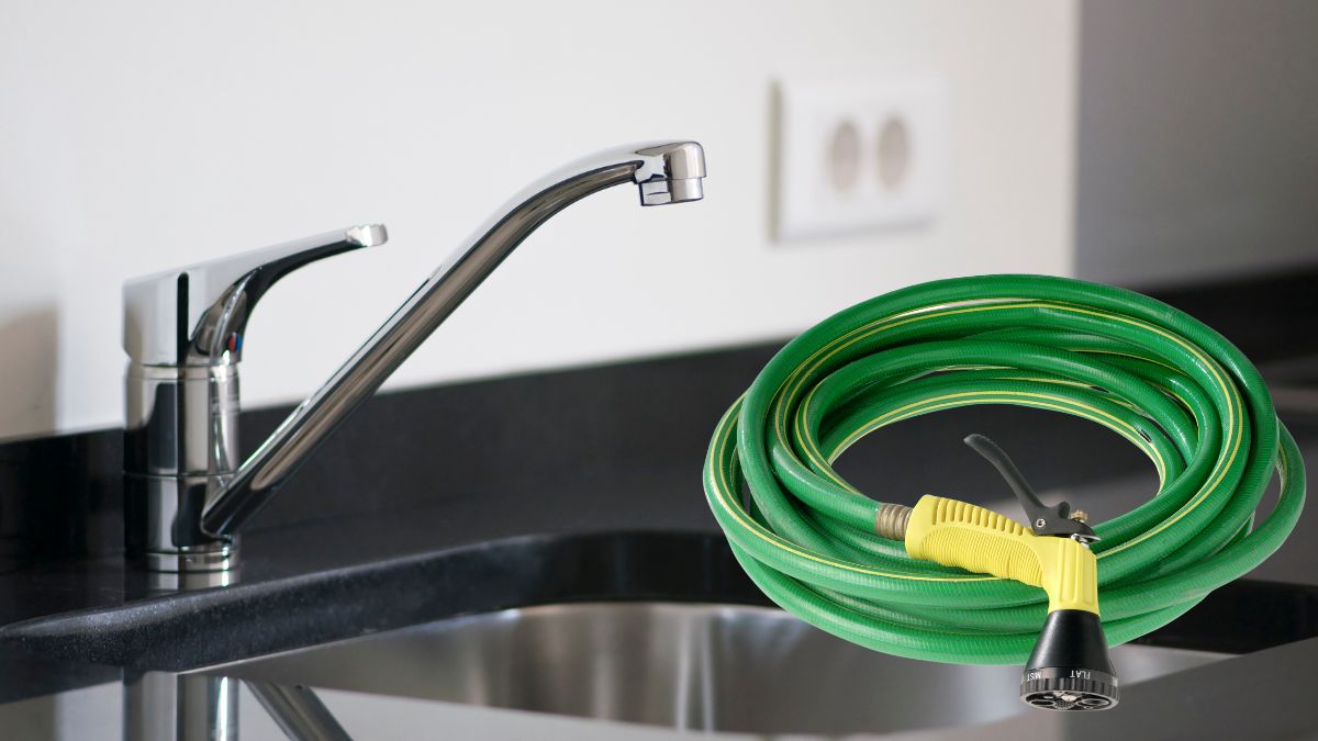 How To Connect A Garden Hose To A Kitchen Faucet